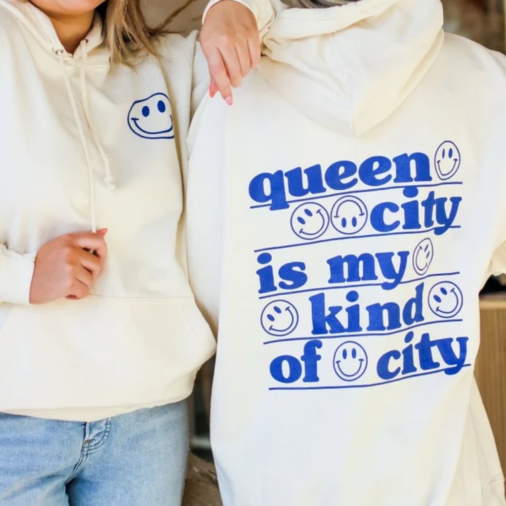 Girl Tribe | Hoodie | Smiley Face | Queen City